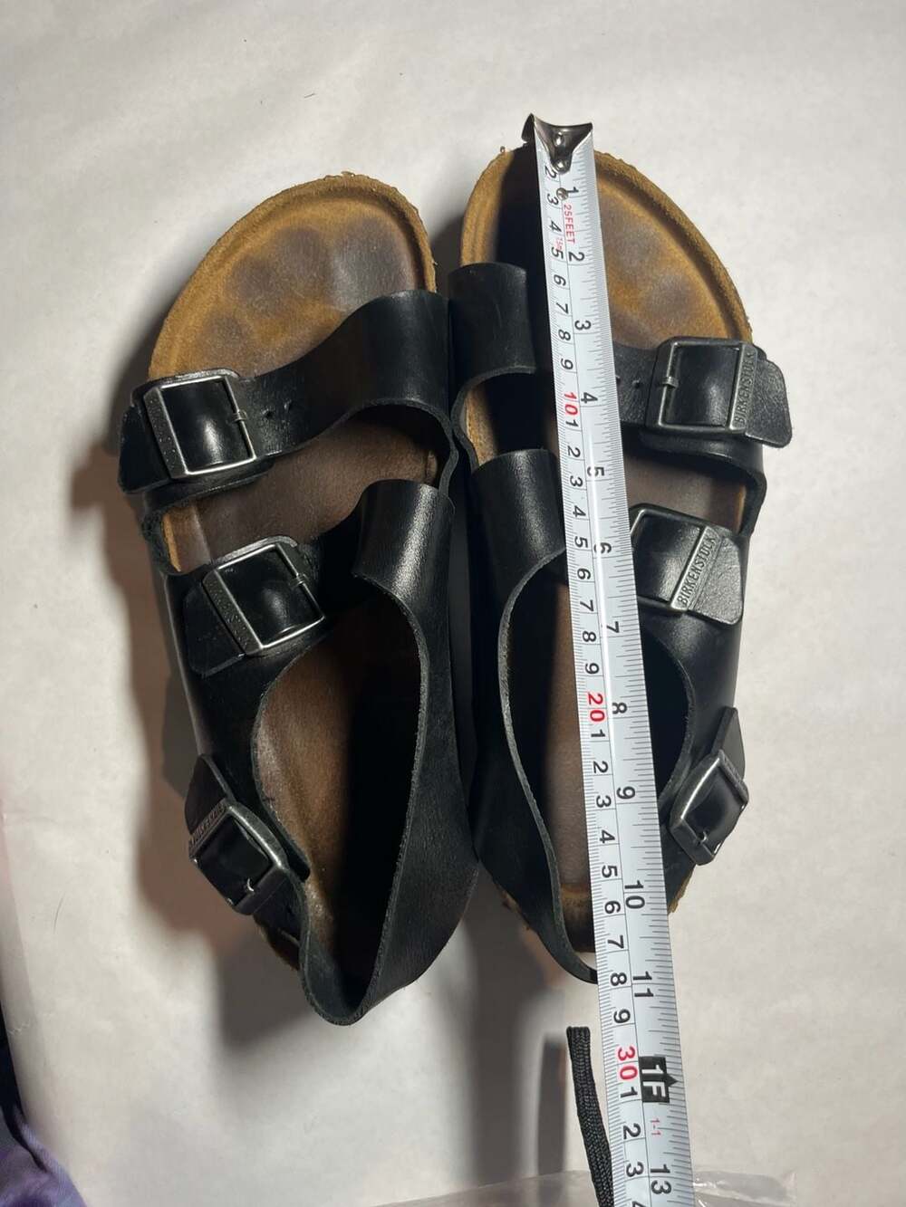 Birkenstock Milano Black Leather Sandals Size 37 - Picture 2 of 8